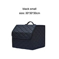 Vanguard Diamond Stitch 55L Leather Car Boot Organiser
